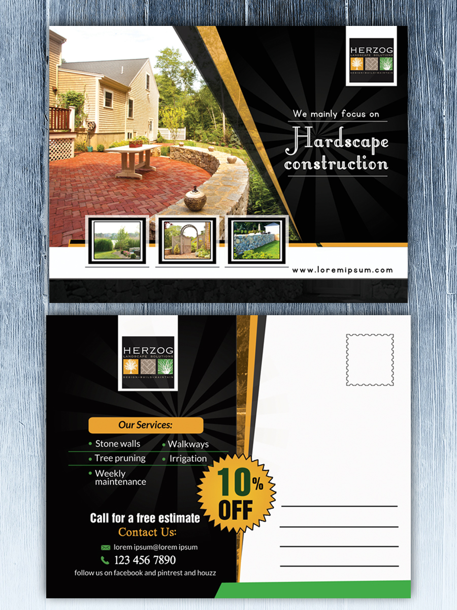 Postcard Design by creative.bugs for this project | Design #11267916