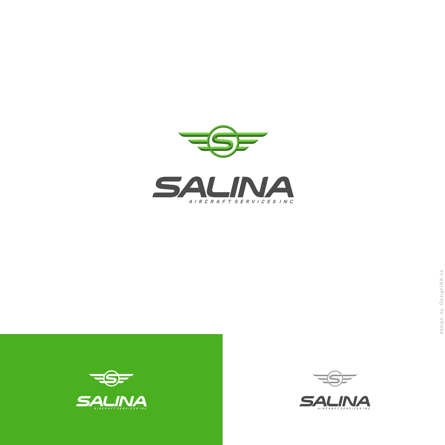 Logo-Design von AU9USTO für Salina Aircraft Services Inc | Design #10584651