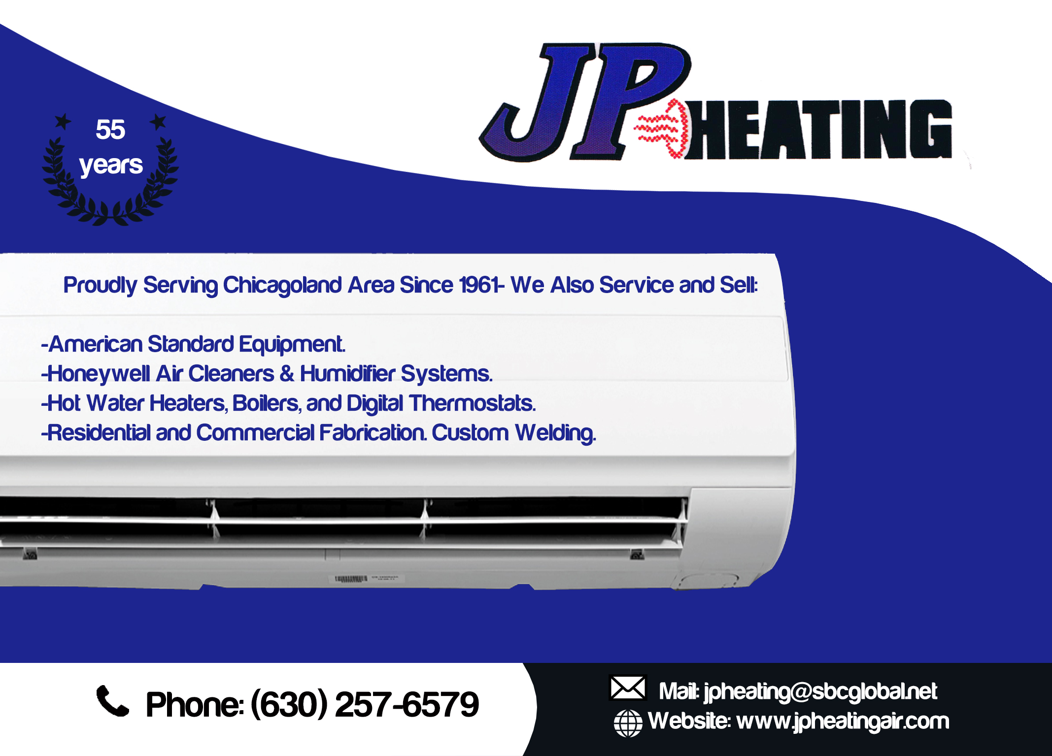 Postcard Design by Essam worlds Pen  for JP Heating Inc. | Design #10483972