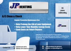 Postcard Design by Essam worlds Pen  for JP Heating Inc. | Design: #10541270