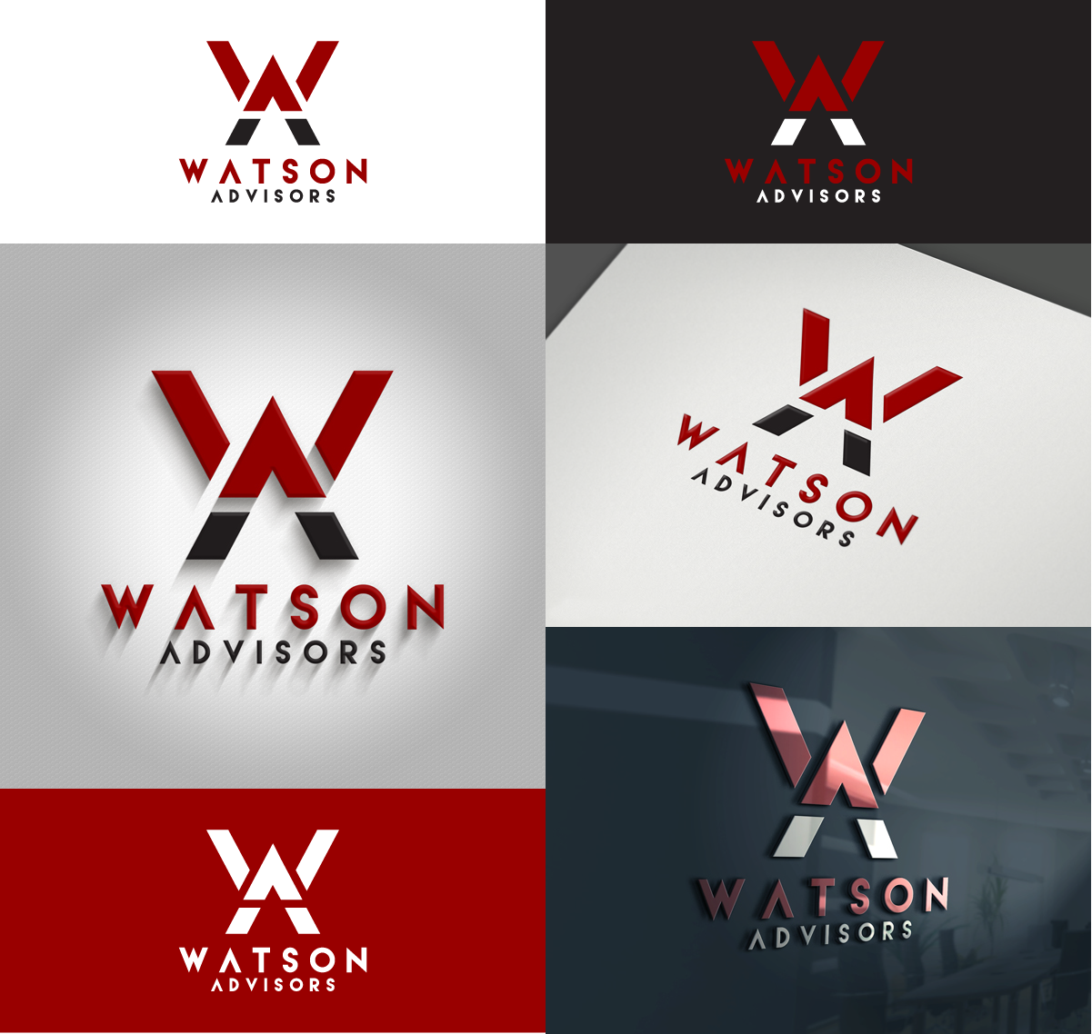 Logo Design by AFD for Watson Advisors | Design #10516707