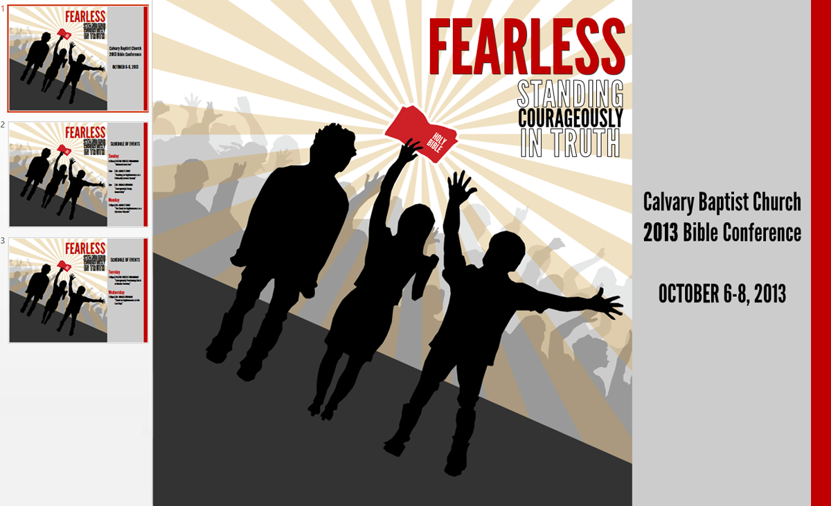 Diseño de Flyer por danamir para Calvary Gospel Chapel | Diseño #2203749