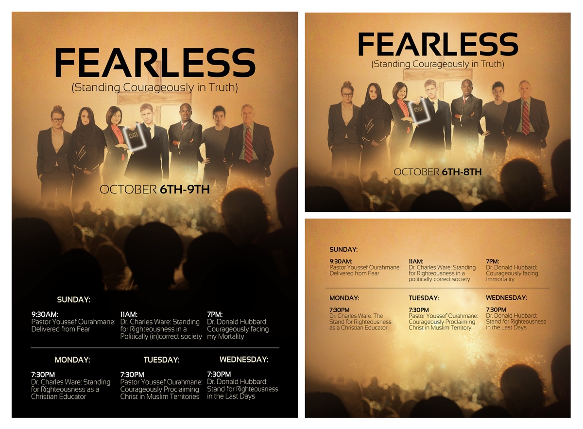 Flyer Design by D-Design for Calvary Gospel Chapel | Design #2273326