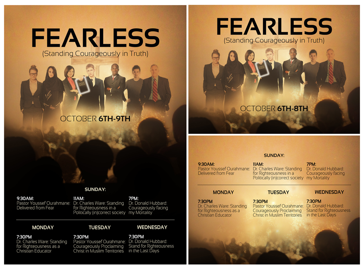 Flyer Design by D-Design for Calvary Gospel Chapel | Design #2281741