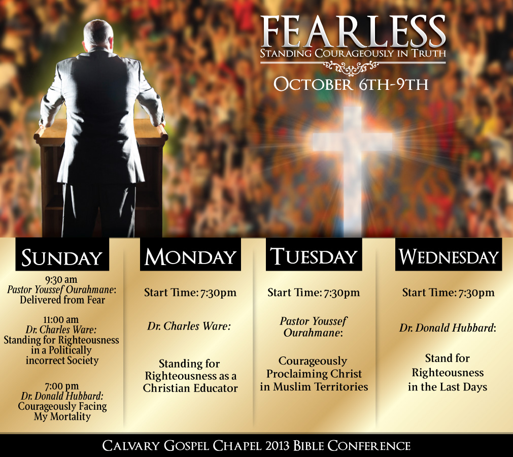 Design de Flyer par JCR pour Calvary Gospel Chapel | Design #2252516
