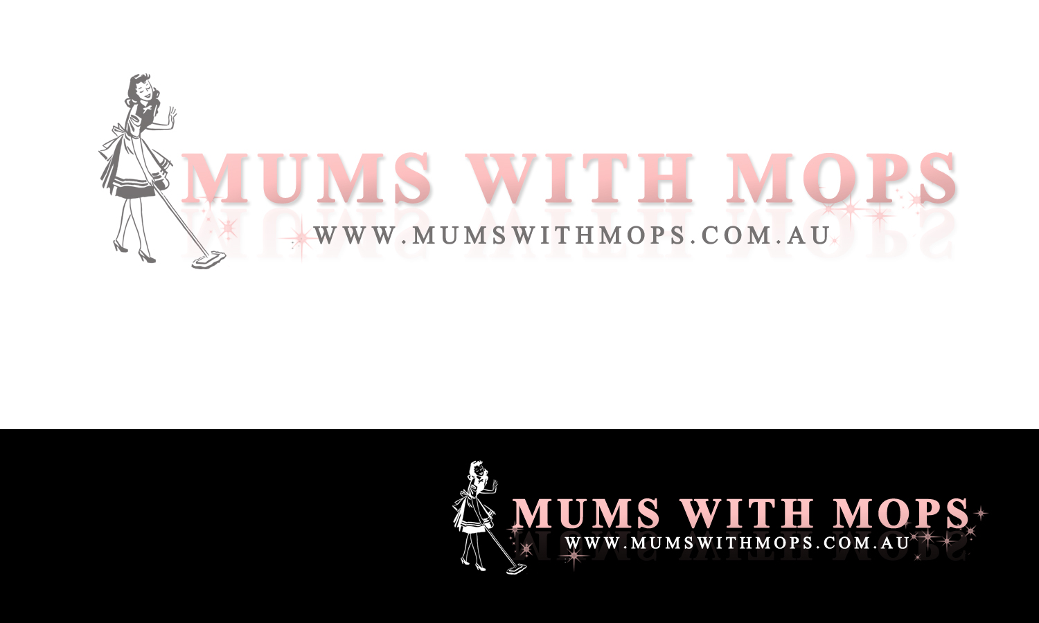 Logo Design by g_guy for Mums with Mops | Design #450262
