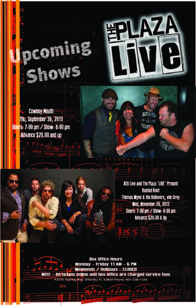Poster Design by The Image Factory for Plaza Live Orlando | Design #2262970