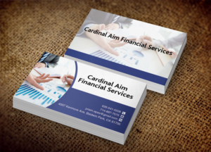 Diseño de Tarjeta de Presentación por Lanka Ama para Cardinal Aim Financial Services | Diseño: #10456718