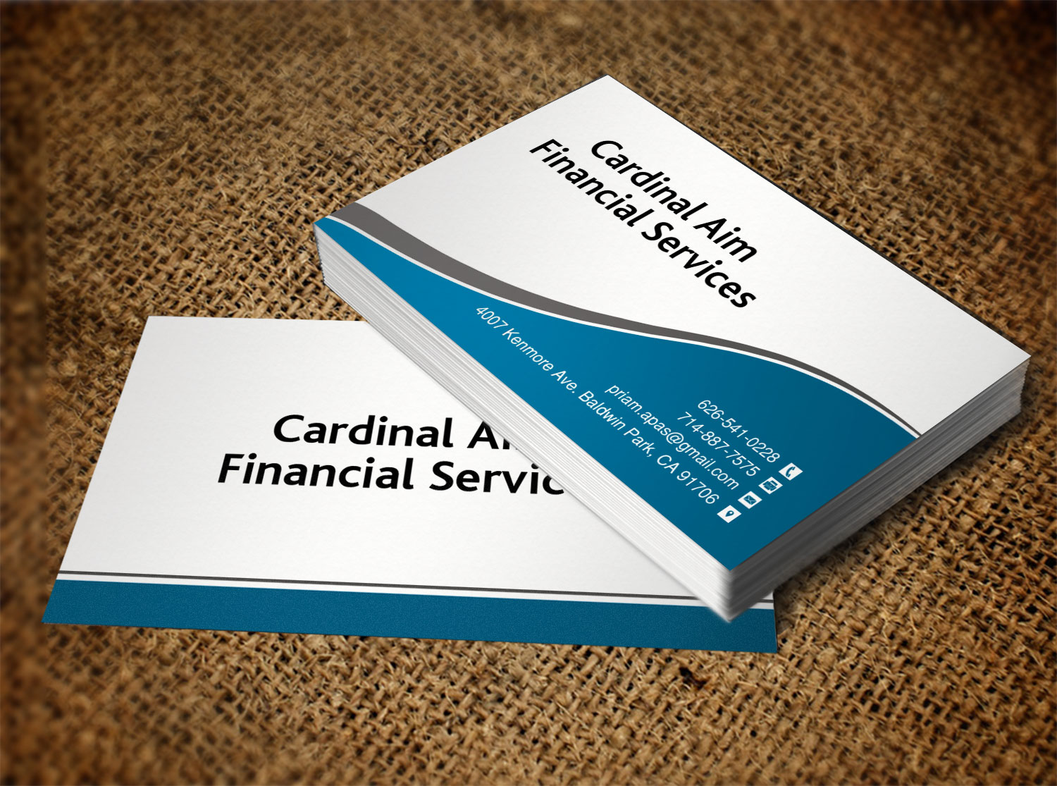 Business Card Design by Lanka Ama for Cardinal Aim Financial Services | Design #10456725