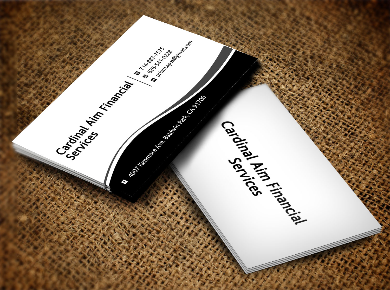 Business Card Design by Lanka Ama for Cardinal Aim Financial Services | Design #10459021