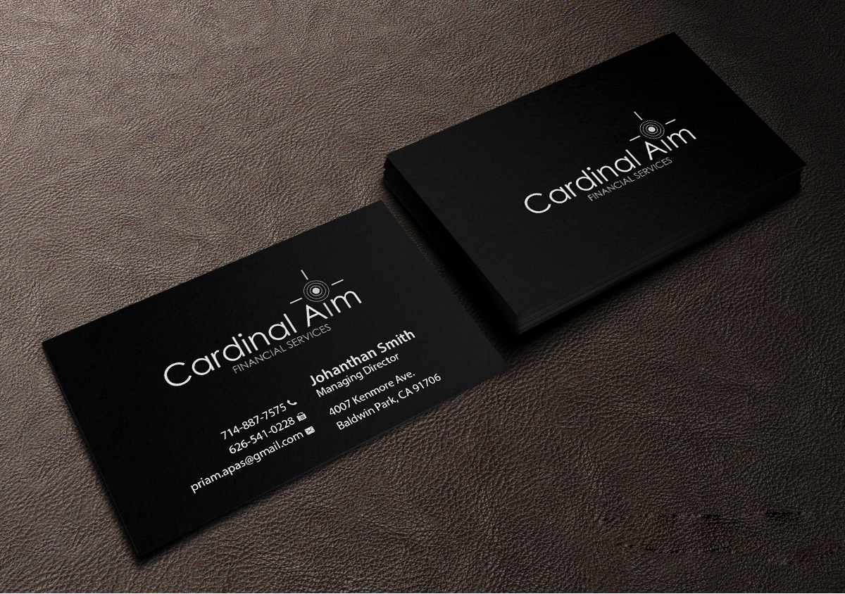 Business Card Design by Creations Box 2015 for Cardinal Aim Financial Services | Design #10458789