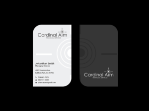 Visitenkarten-Design von Creations Box 2015 für Cardinal Aim Financial Services | Design: #10458798