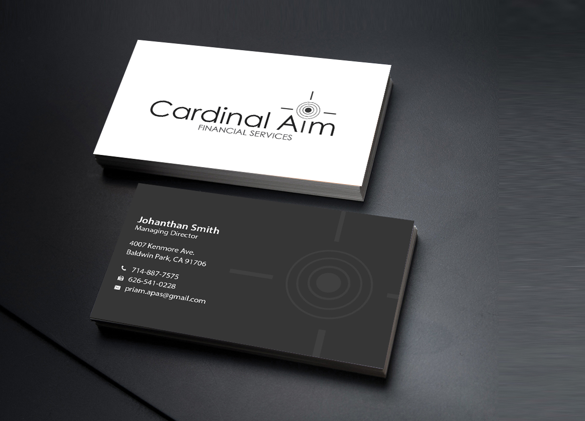 Diseño de Tarjeta de Presentación por Creations Box 2015 para Cardinal Aim Financial Services | Diseño #10458799