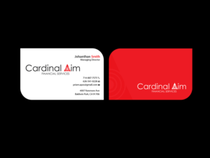 Visitenkarten-Design von Creations Box 2015 für Cardinal Aim Financial Services | Design: #10458800