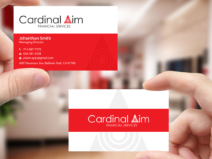Visitenkarten-Design von Creations Box 2015 für Cardinal Aim Financial Services | Design: #10458803