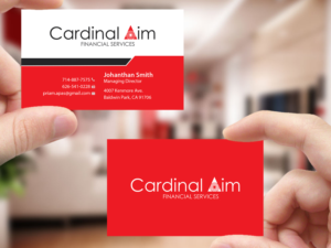 Visitenkarten-Design von Creations Box 2015 für Cardinal Aim Financial Services | Design: #10458806