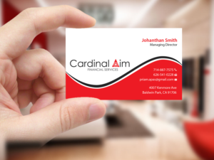 Visitenkarten-Design von Creations Box 2015 für Cardinal Aim Financial Services | Design: #10458807