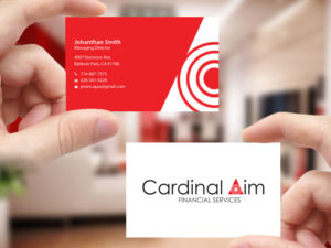 Visitenkarten-Design von Creations Box 2015 für Cardinal Aim Financial Services | Design: #10458814