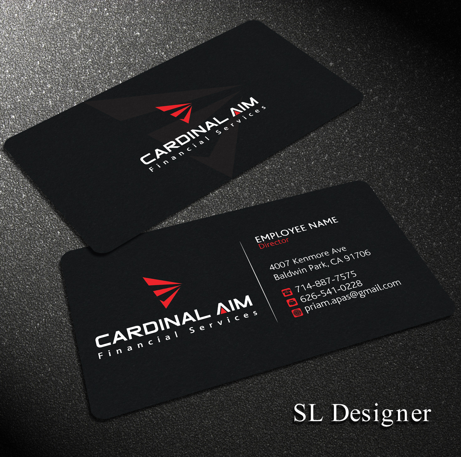 Business Card Design by SL Designer for Cardinal Aim Financial Services | Design #10458603
