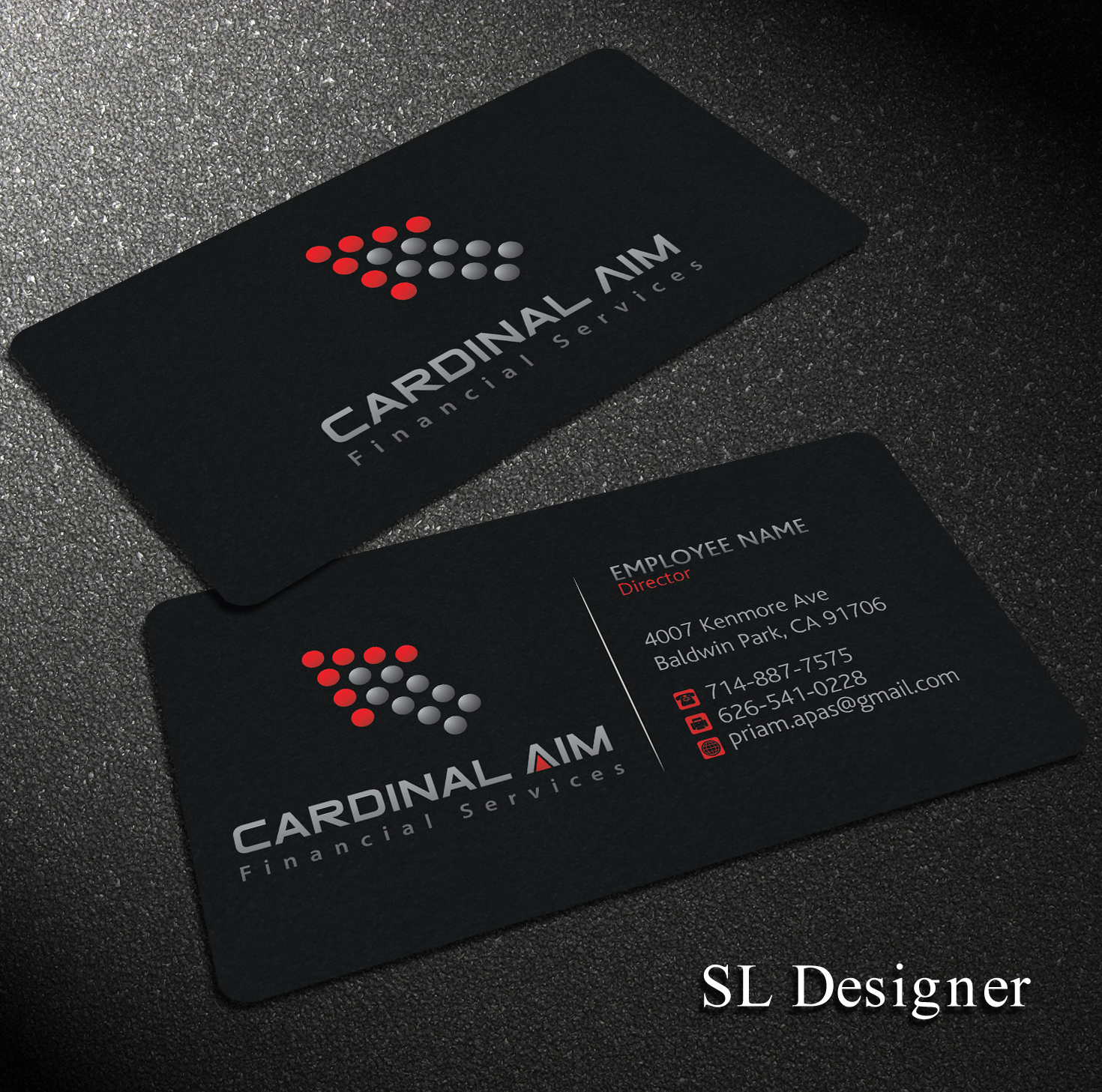 Diseño de Tarjeta de Presentación por SL Designer para Cardinal Aim Financial Services | Diseño #10476420