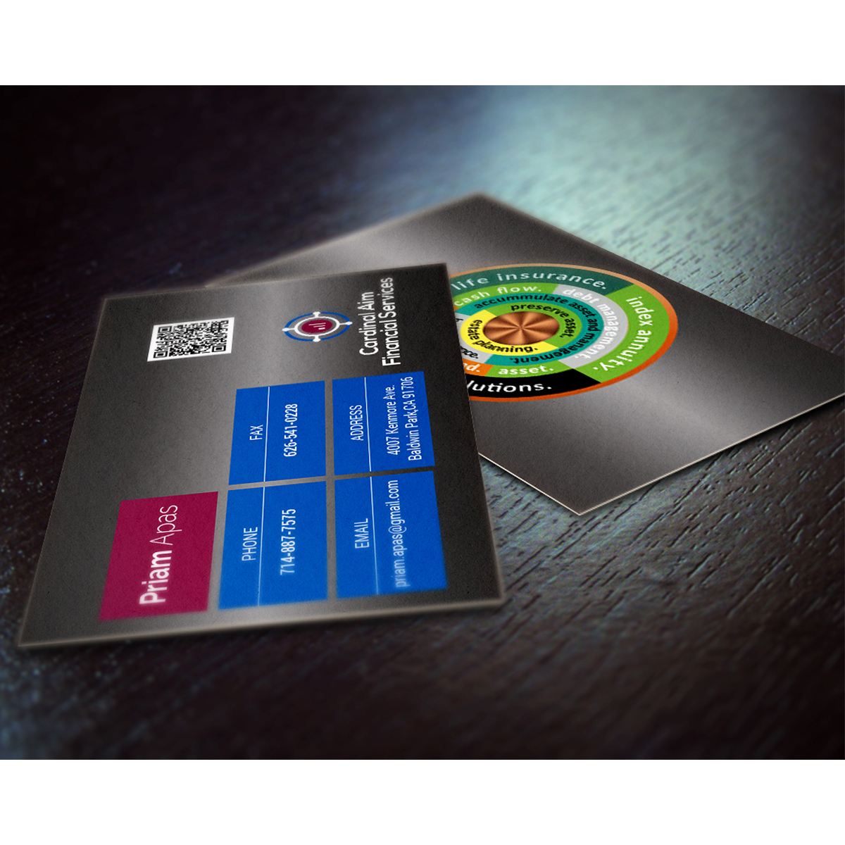 Business Card Design by Nurul Afsar for Cardinal Aim Financial Services | Design #10549664