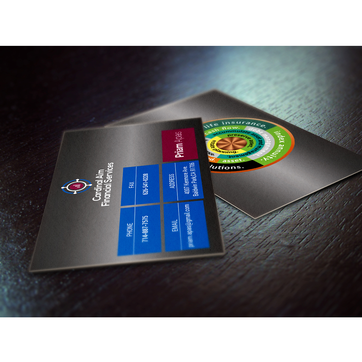 Business Card Design by Nurul Afsar for Cardinal Aim Financial Services | Design #10718381