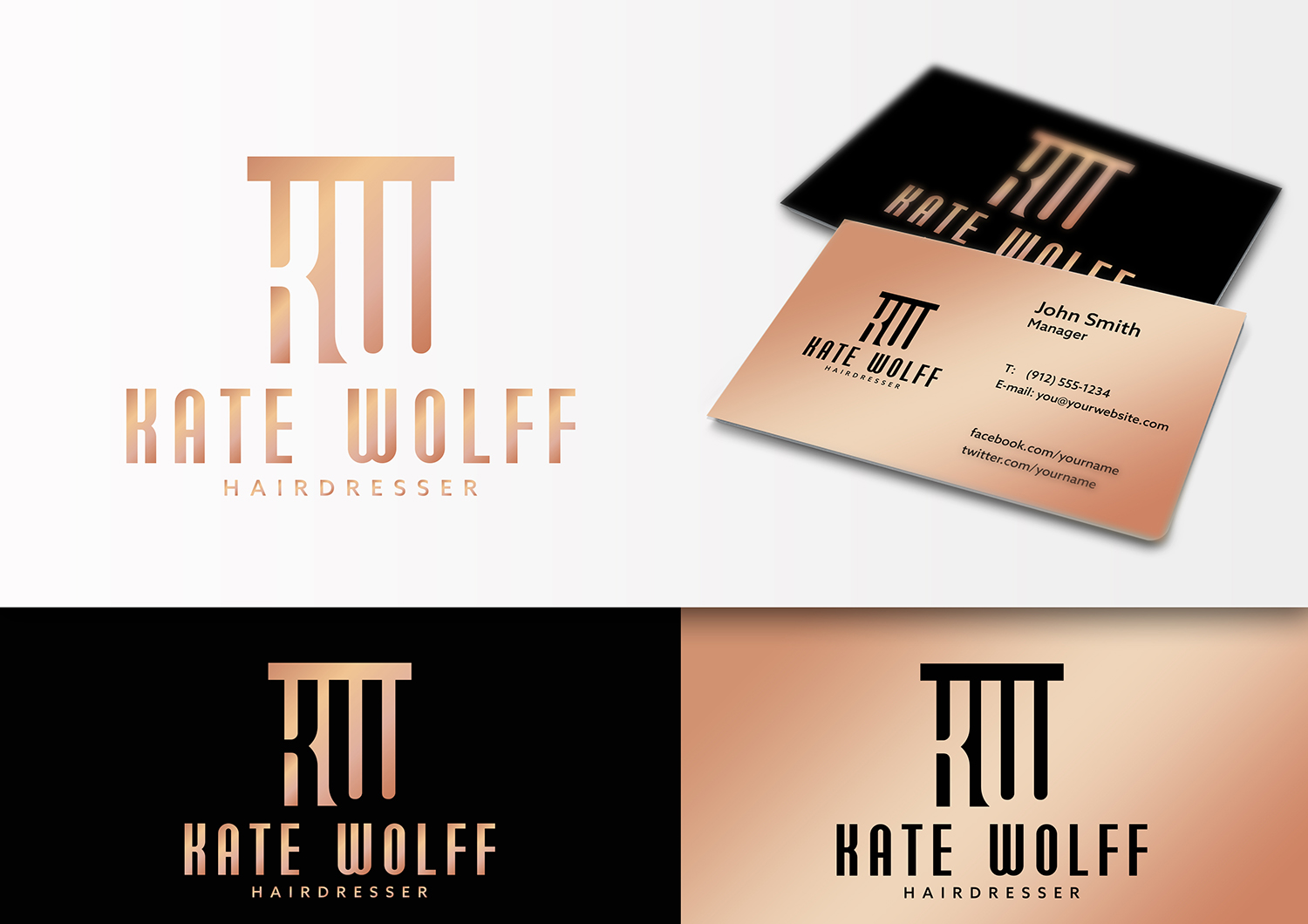 Logo Design by maria-kaz for One Thirty-five Meadowbank Hair Ltd | Design #10527204