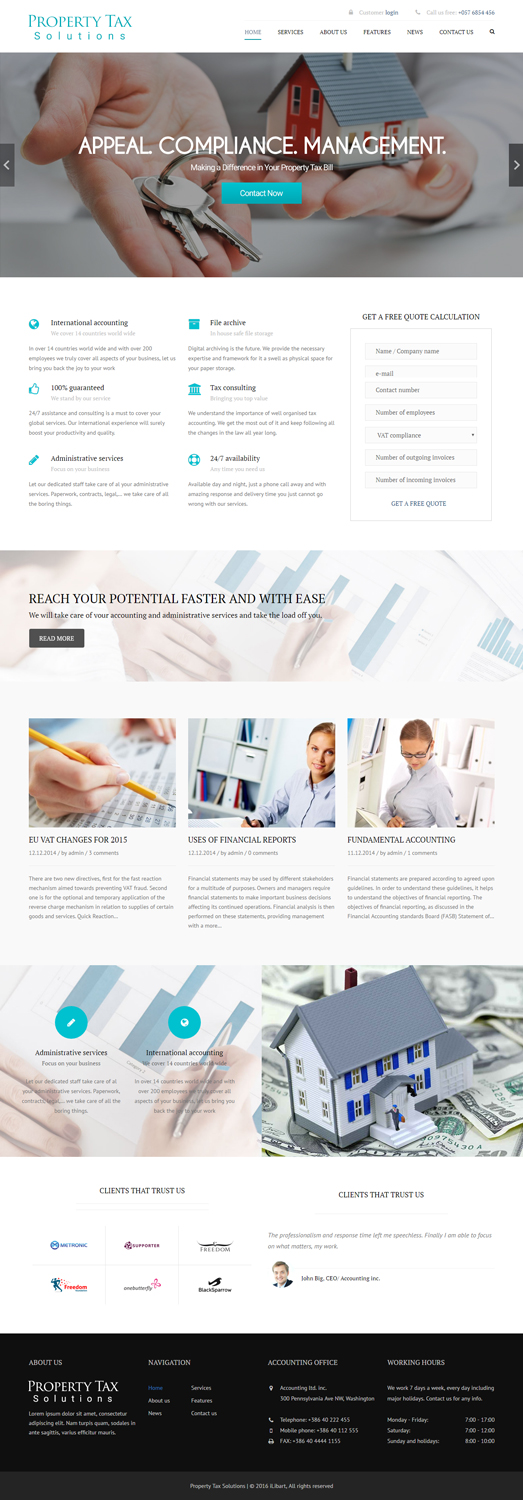 Logo Design by iLibart for Property Tax Solutions | Design #10445086