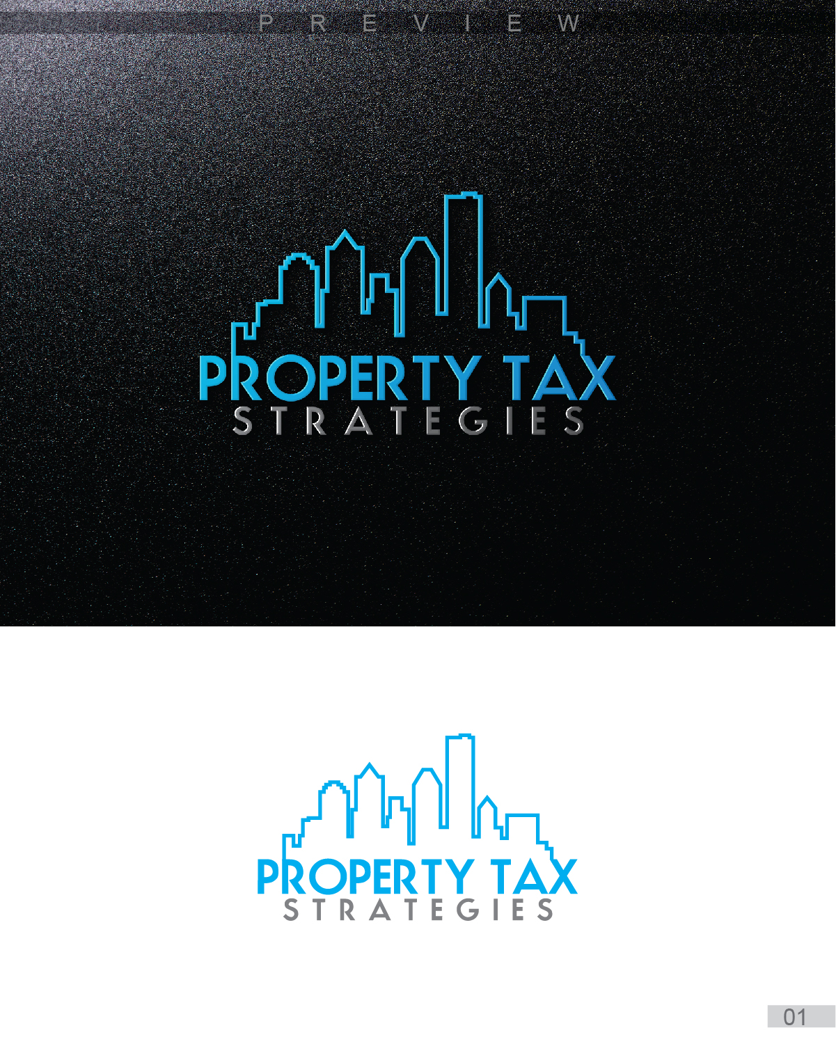 Diseño de Logo por 3Guys para Property Tax Solutions | Diseño #10438709