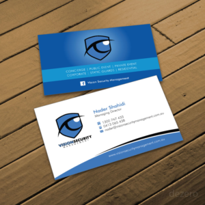 security services Business Card Design | Business Card Design by Dezero