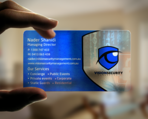 security services Business Card Design | Business Card Design by chandrayaan.creative