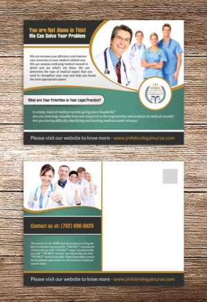 Postcard Design by debdesign for J. M FEBRE AND ASSOCIATES | Design: #10434556