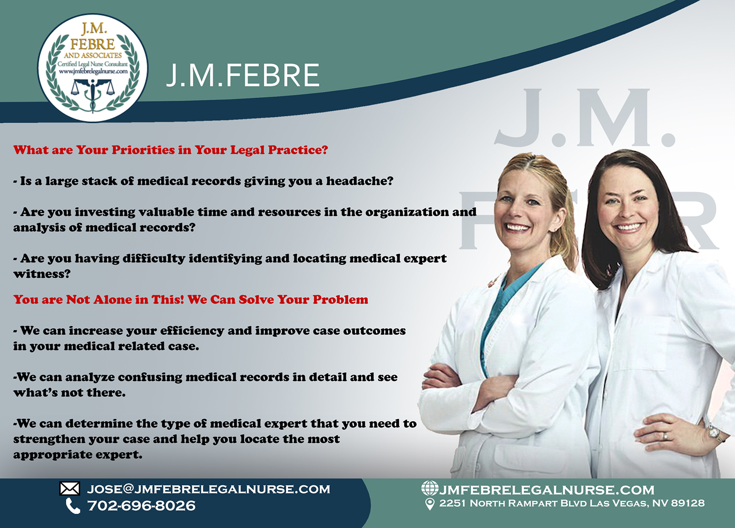 Postcard Design by Essam worlds Pen  for J. M FEBRE AND ASSOCIATES | Design #10487527