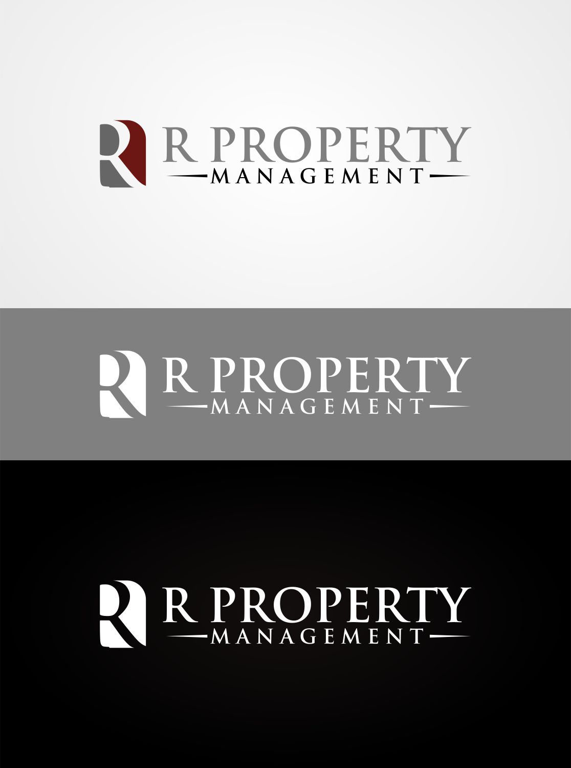 Conservative, Upmarket, Property Management Logo Design for R Property