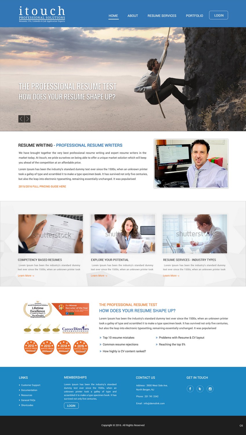 Web Design by pb for iTouch Professional Solutions | Design #10447584