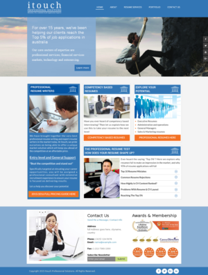 Web Design by Sbss for iTouch Professional Solutions | Design: #10486589