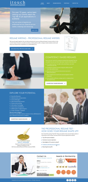 Web Design by Sbss for iTouch Professional Solutions | Design: #10486591