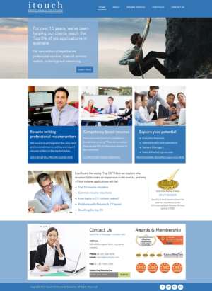 Web Design by Sbss for iTouch Professional Solutions | Design: #10486595