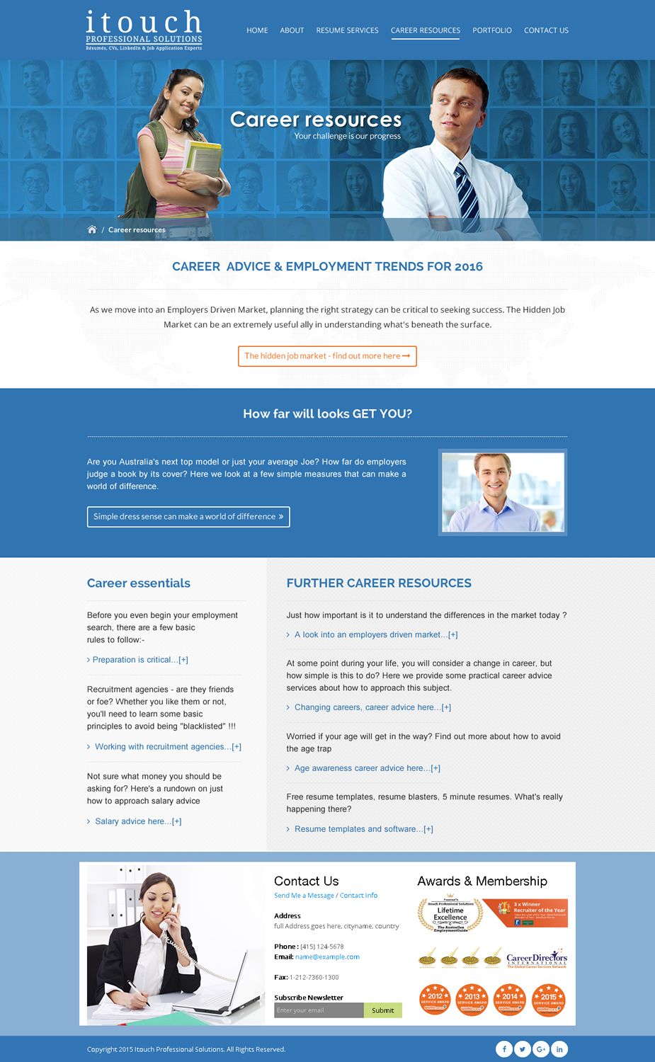 Web Design by Sbss for iTouch Professional Solutions | Design #10486596