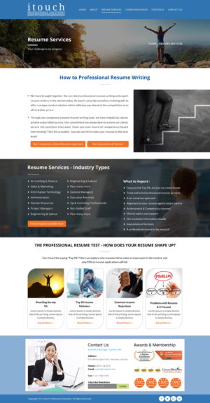 Web Design by Sbss for iTouch Professional Solutions | Design: #10486600