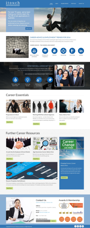 Web Design by Sbss for iTouch Professional Solutions | Design: #10486601