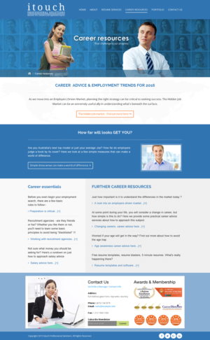 Web Design by Sbss for iTouch Professional Solutions | Design: #10486603