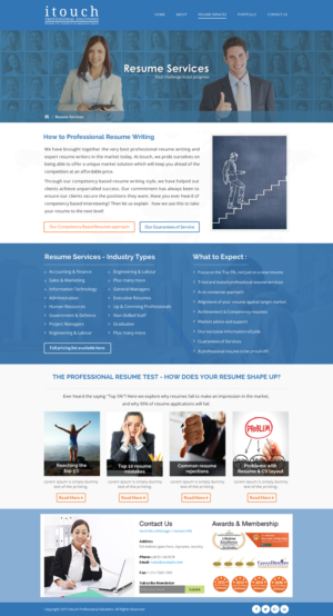 Web Design by Sbss for iTouch Professional Solutions | Design: #10486605