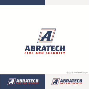 Abratech Fire and Security  | Logo Design by Senseless