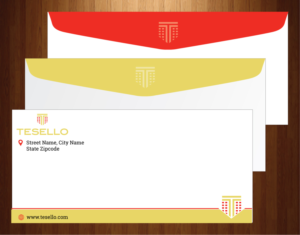 Briefumschlag-Design von harmi_199 für Tesello GmbH | Design: #10467758