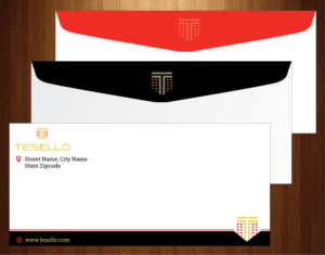 Briefumschlag-Design von harmi_199 für Tesello GmbH | Design: #10467759