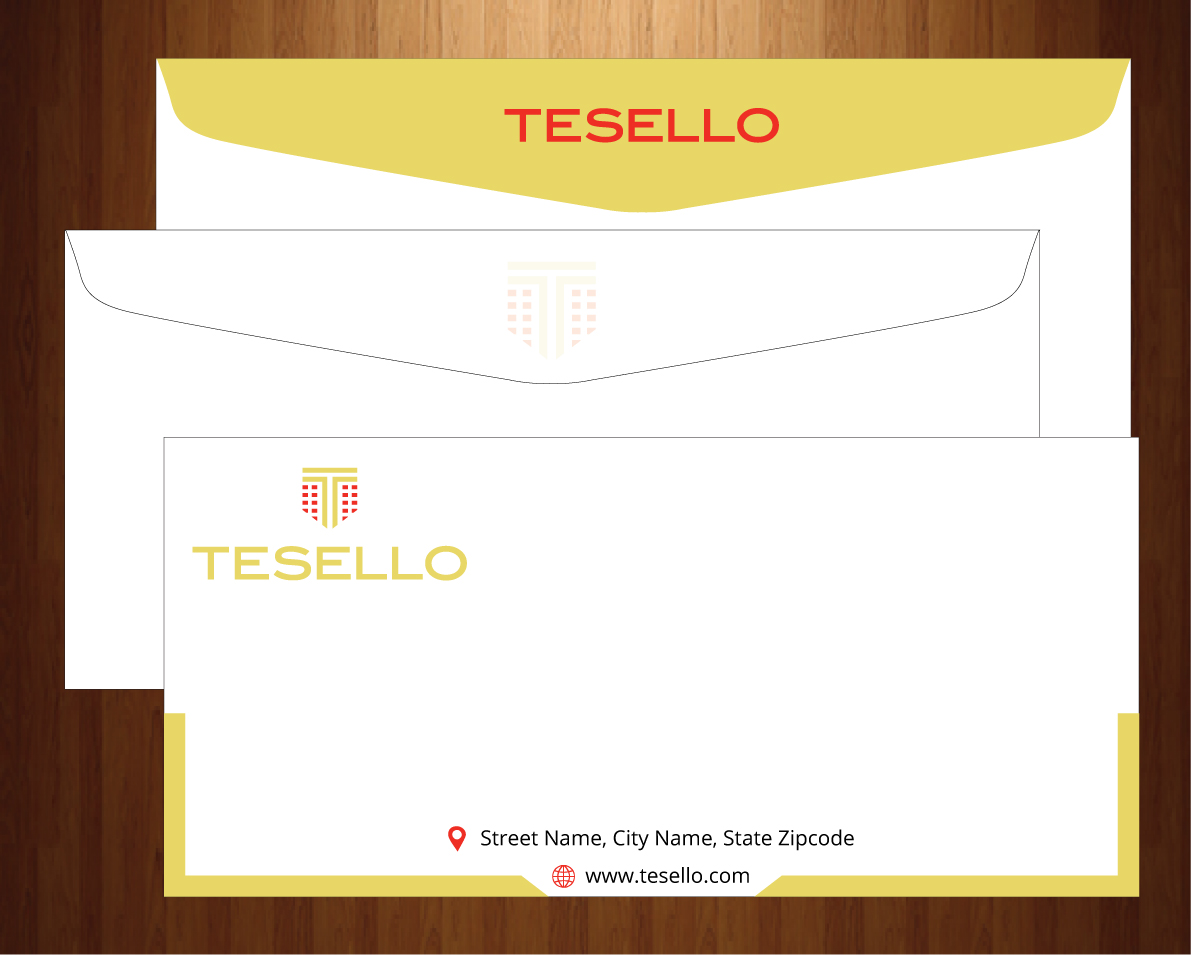 Briefumschlag-Design von HarmiDesigning für Tesello GmbH | Design #10467775