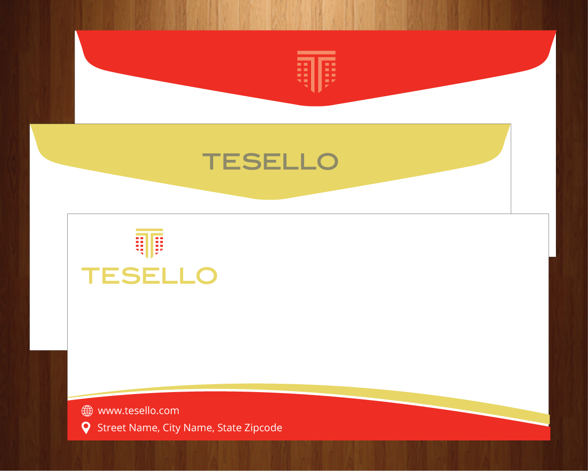 Briefumschlag-Design von HarmiDesigning für Tesello GmbH | Design #10467776