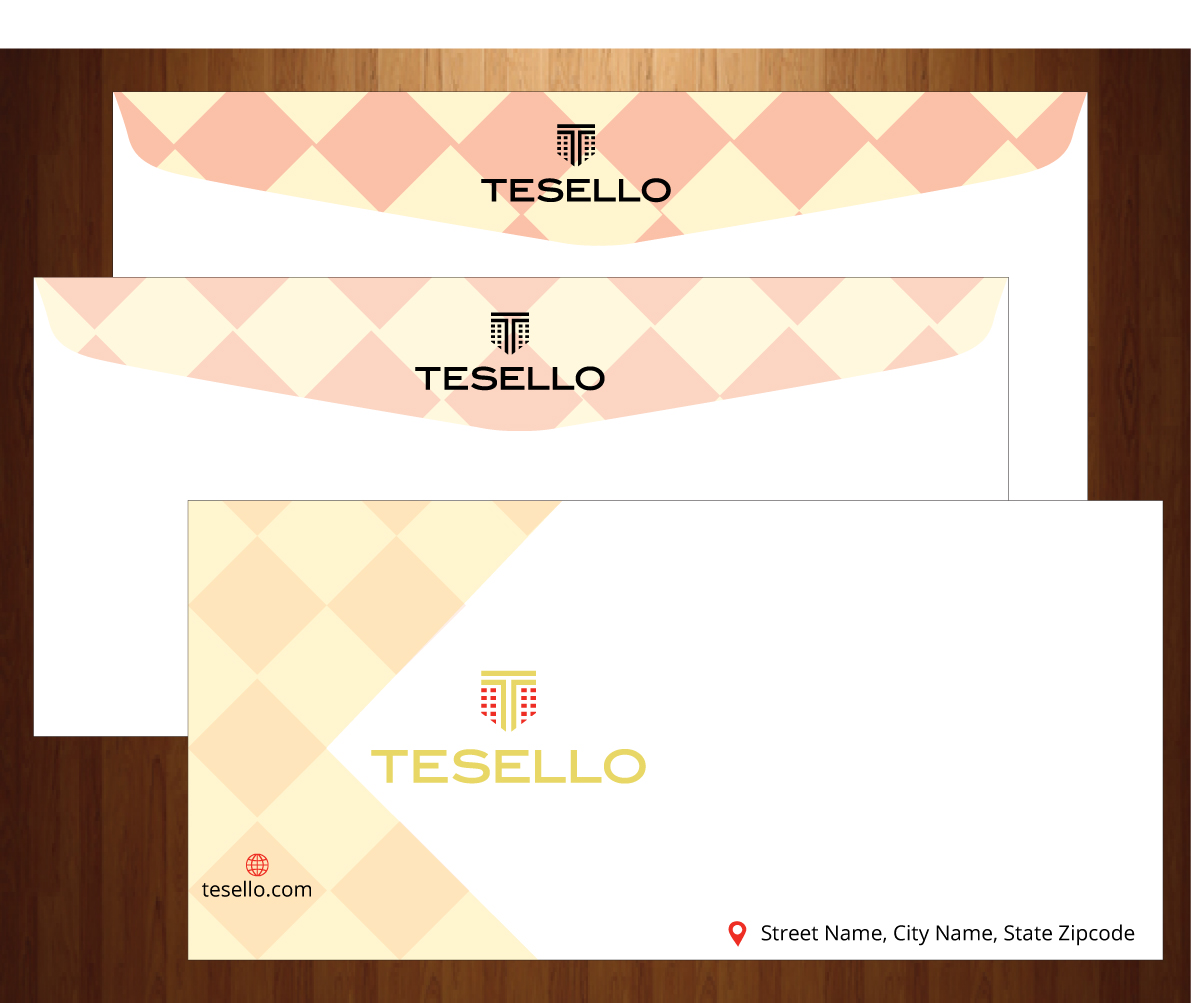 Briefumschlag-Design von HarmiDesigning für Tesello GmbH | Design #10467777