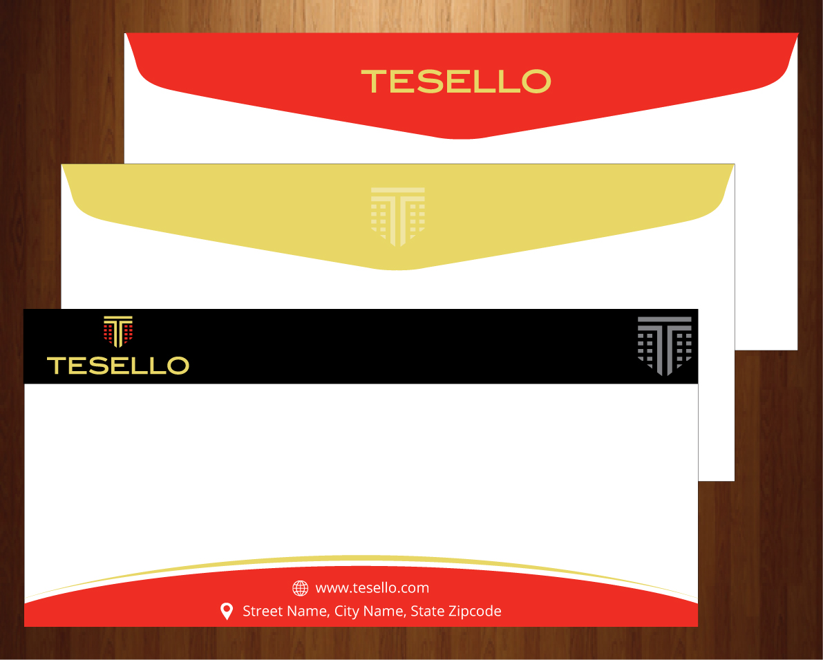 Briefumschlag-Design von HarmiDesigning für Tesello GmbH | Design #10467779